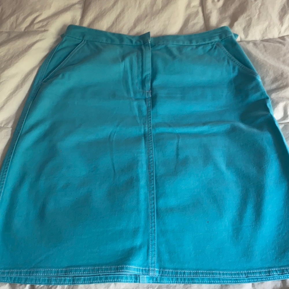 Women’s Land’s End turquoise skirt